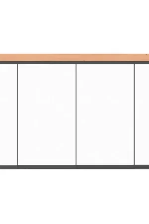 Gereduceerde Prijs Glazen Schuifwand 400 x 250 cm 10 mm 4-delig
